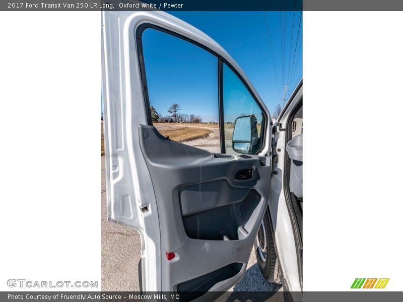 Oxford White / Pewter 2017 Ford Transit Van 250 LR Long