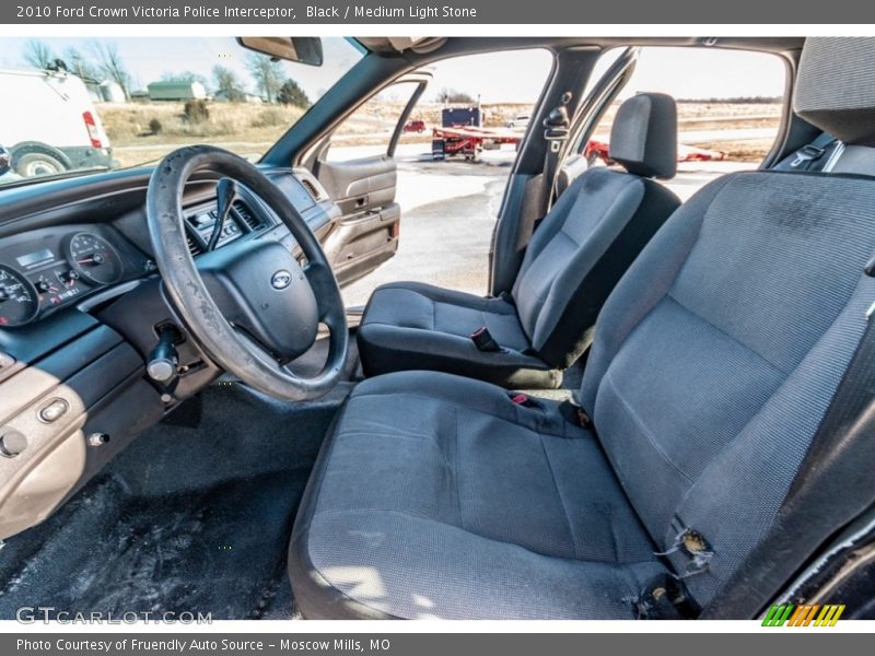  2010 Crown Victoria Police Interceptor Medium Light Stone Interior
