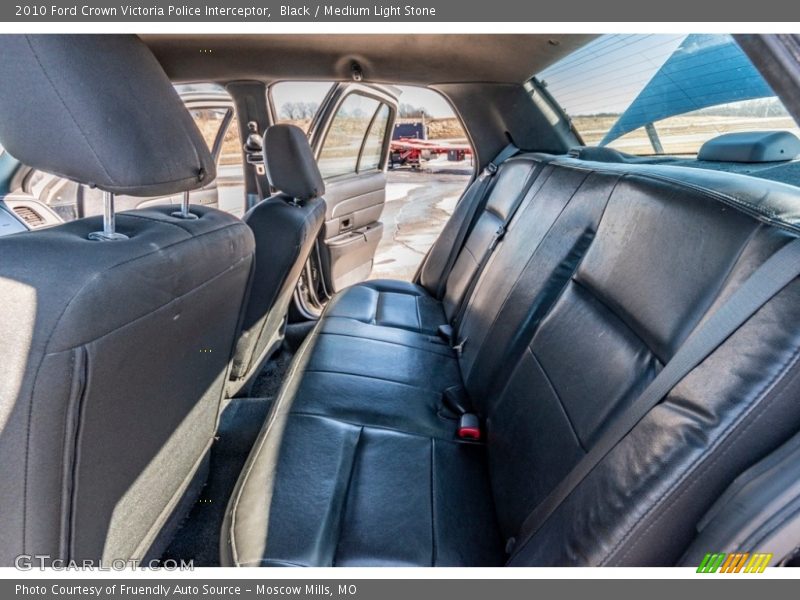 Rear Seat of 2010 Crown Victoria Police Interceptor