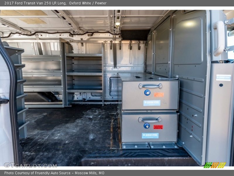 Oxford White / Pewter 2017 Ford Transit Van 250 LR Long