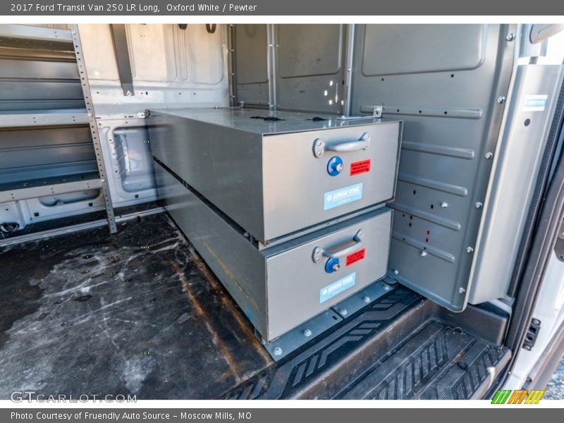 Oxford White / Pewter 2017 Ford Transit Van 250 LR Long