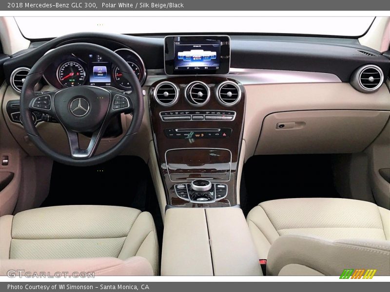 Polar White / Silk Beige/Black 2018 Mercedes-Benz GLC 300