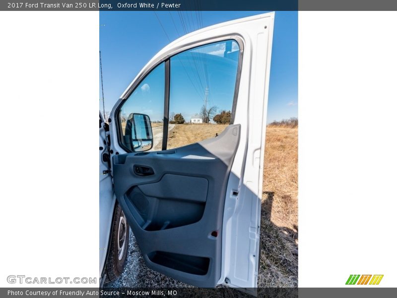 Oxford White / Pewter 2017 Ford Transit Van 250 LR Long