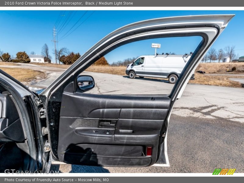Black / Medium Light Stone 2010 Ford Crown Victoria Police Interceptor