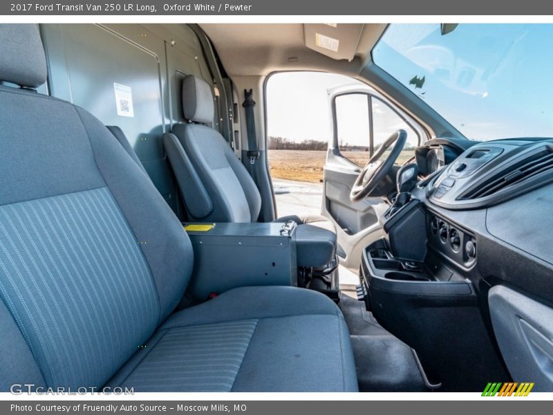 Oxford White / Pewter 2017 Ford Transit Van 250 LR Long