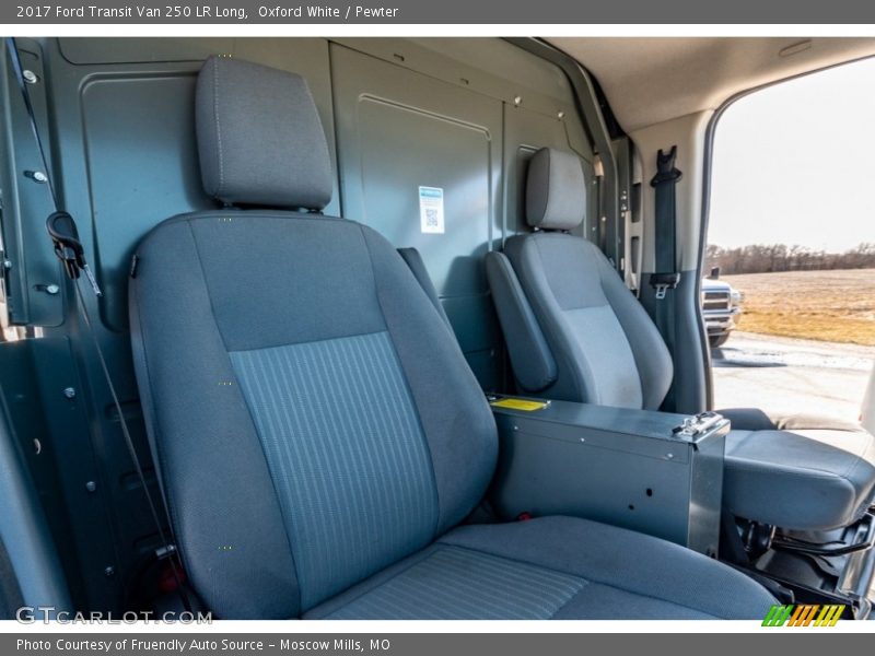 Oxford White / Pewter 2017 Ford Transit Van 250 LR Long