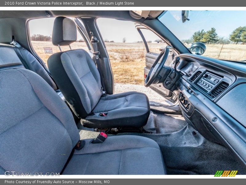 Black / Medium Light Stone 2010 Ford Crown Victoria Police Interceptor