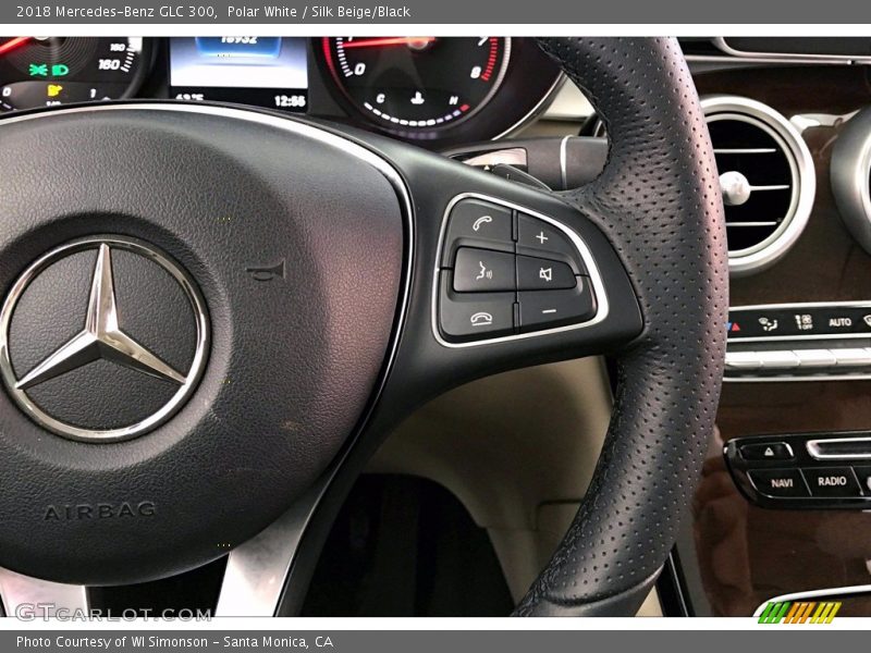 Polar White / Silk Beige/Black 2018 Mercedes-Benz GLC 300