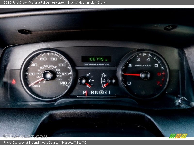  2010 Crown Victoria Police Interceptor Police Interceptor Gauges