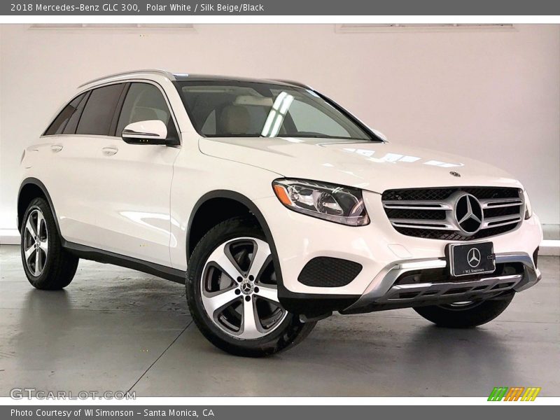Polar White / Silk Beige/Black 2018 Mercedes-Benz GLC 300