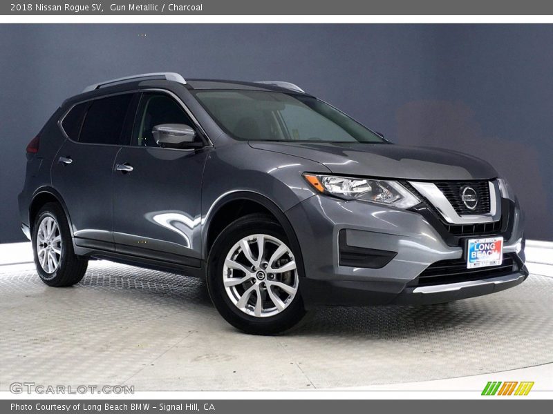 Gun Metallic / Charcoal 2018 Nissan Rogue SV