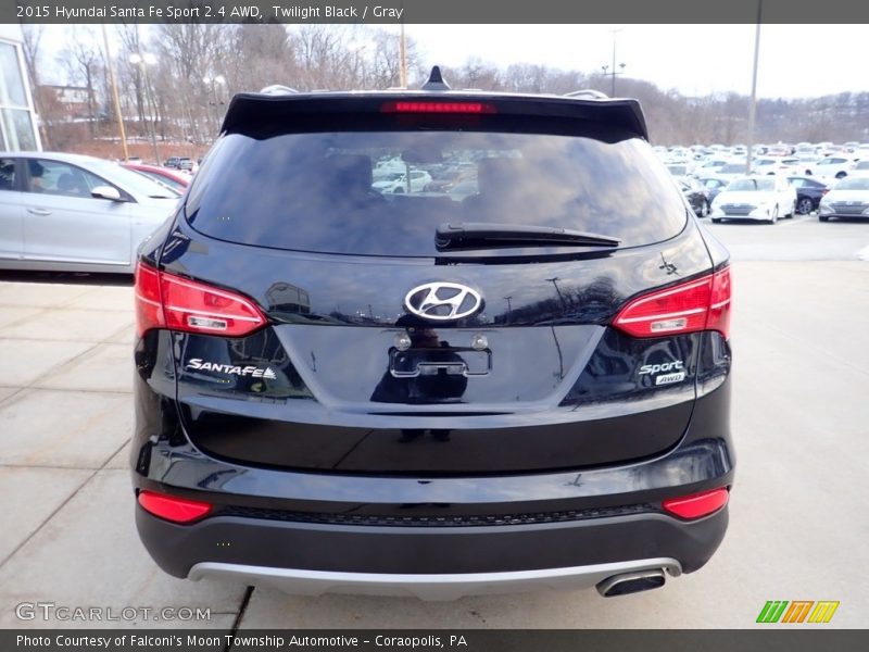 Twilight Black / Gray 2015 Hyundai Santa Fe Sport 2.4 AWD