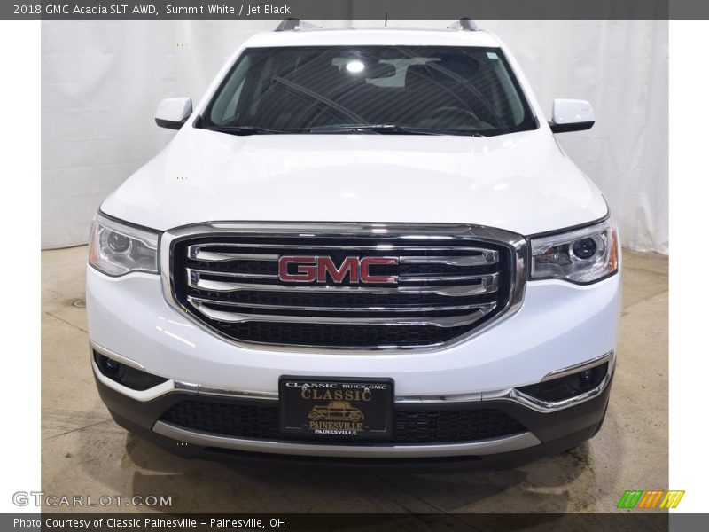 Summit White / Jet Black 2018 GMC Acadia SLT AWD