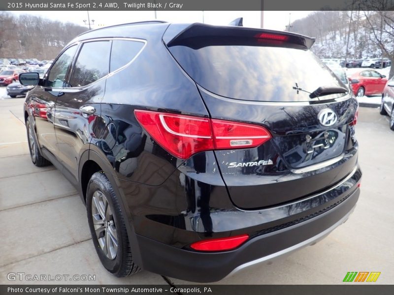 Twilight Black / Gray 2015 Hyundai Santa Fe Sport 2.4 AWD