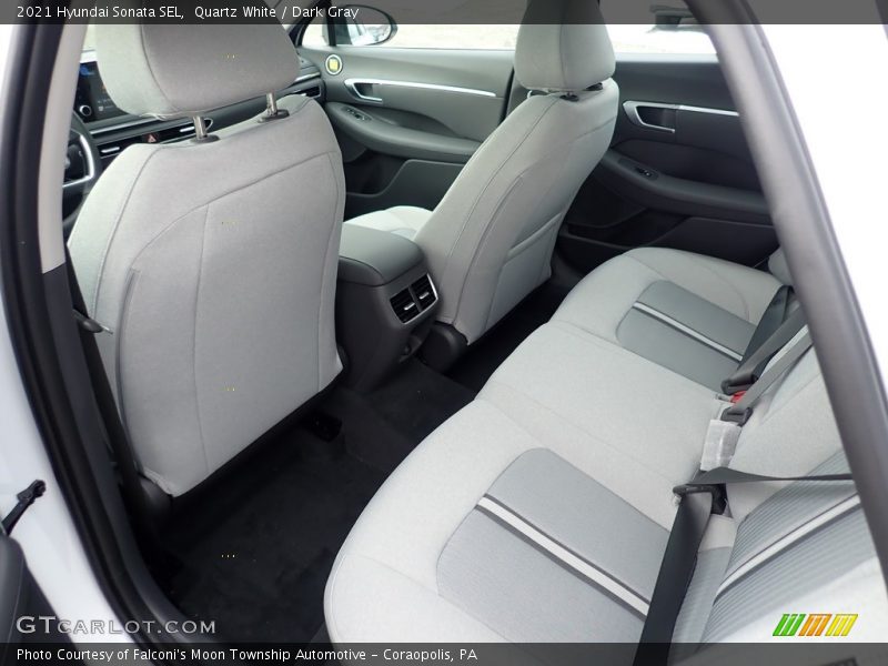 Quartz White / Dark Gray 2021 Hyundai Sonata SEL