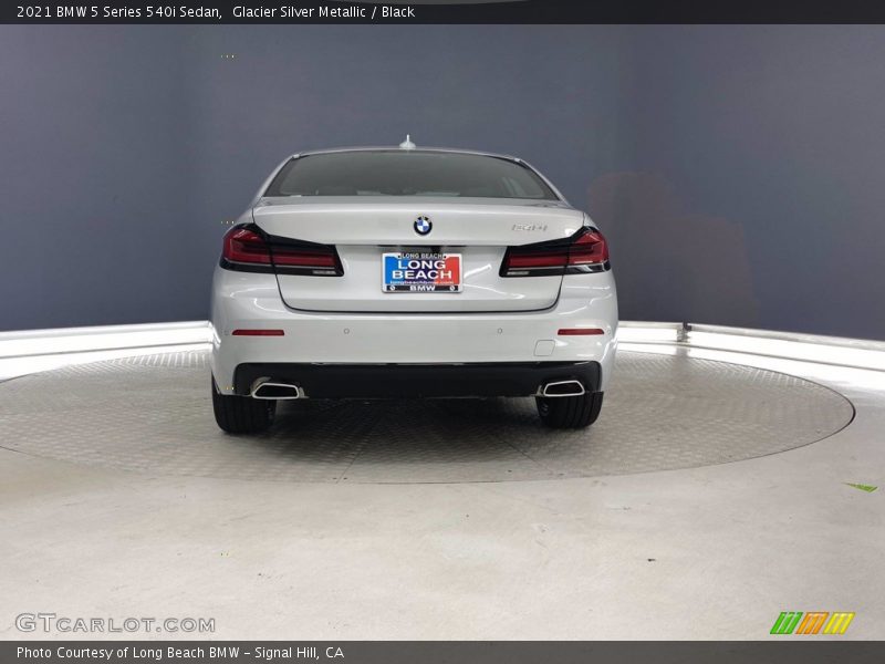 Glacier Silver Metallic / Black 2021 BMW 5 Series 540i Sedan