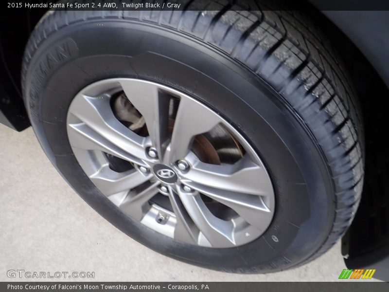 Twilight Black / Gray 2015 Hyundai Santa Fe Sport 2.4 AWD