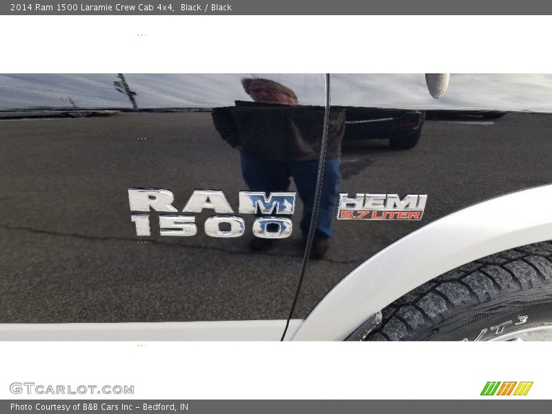 Black / Black 2014 Ram 1500 Laramie Crew Cab 4x4