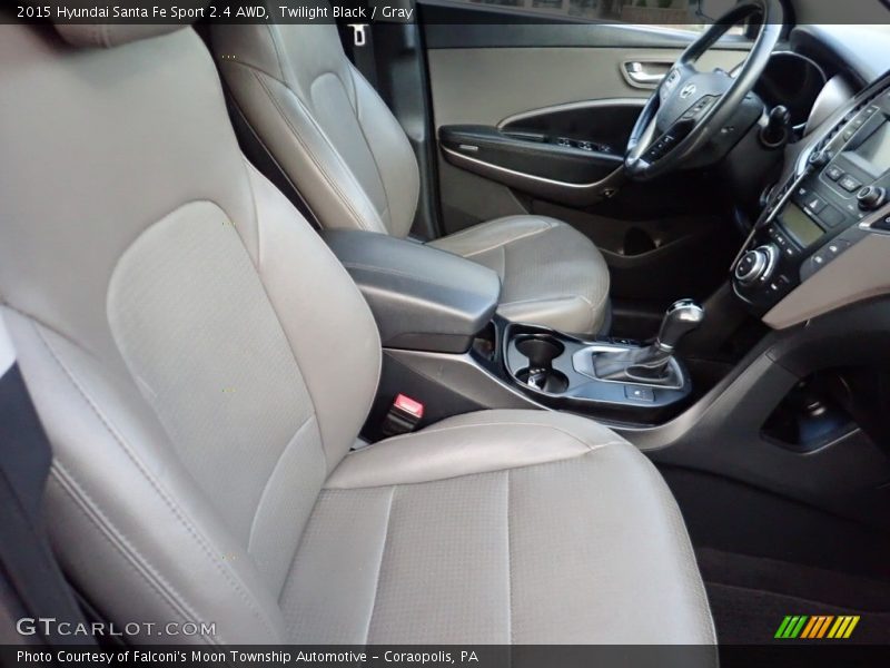 Twilight Black / Gray 2015 Hyundai Santa Fe Sport 2.4 AWD