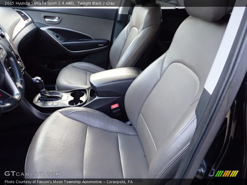 Twilight Black / Gray 2015 Hyundai Santa Fe Sport 2.4 AWD