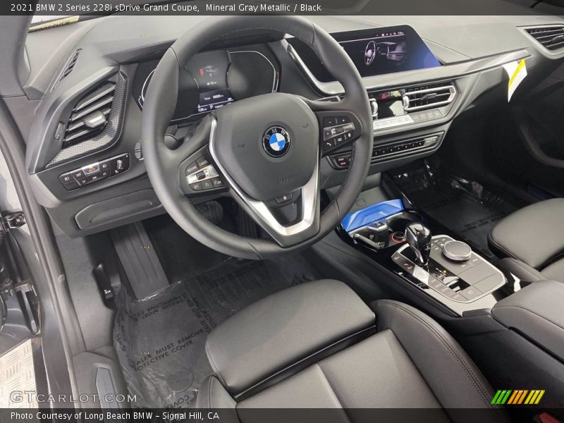 Mineral Gray Metallic / Black 2021 BMW 2 Series 228i sDrive Grand Coupe