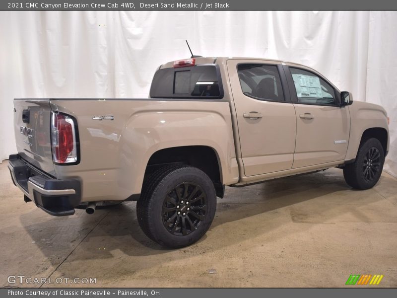 Desert Sand Metallic / Jet Black 2021 GMC Canyon Elevation Crew Cab 4WD