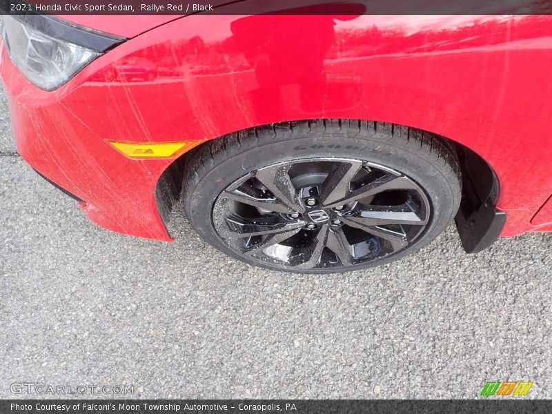 Rallye Red / Black 2021 Honda Civic Sport Sedan