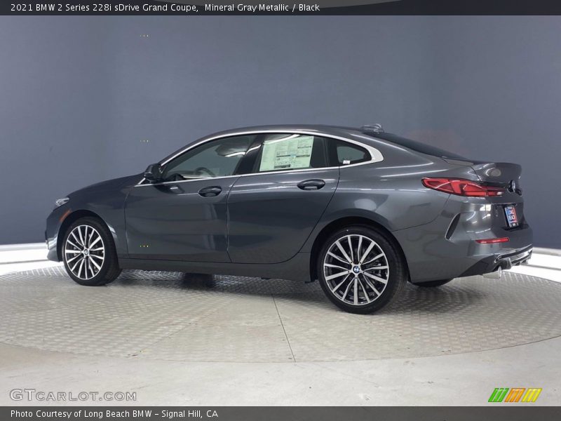 Mineral Gray Metallic / Black 2021 BMW 2 Series 228i sDrive Grand Coupe