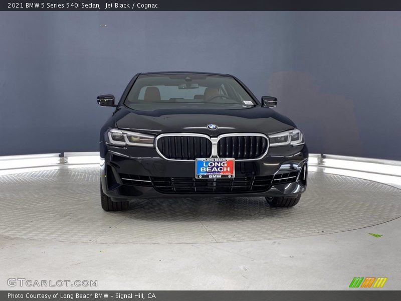 Jet Black / Cognac 2021 BMW 5 Series 540i Sedan