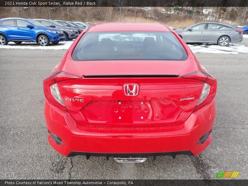 Rallye Red / Black 2021 Honda Civic Sport Sedan