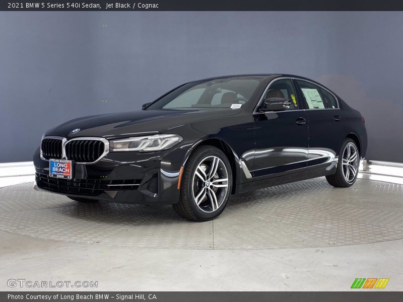 Jet Black / Cognac 2021 BMW 5 Series 540i Sedan