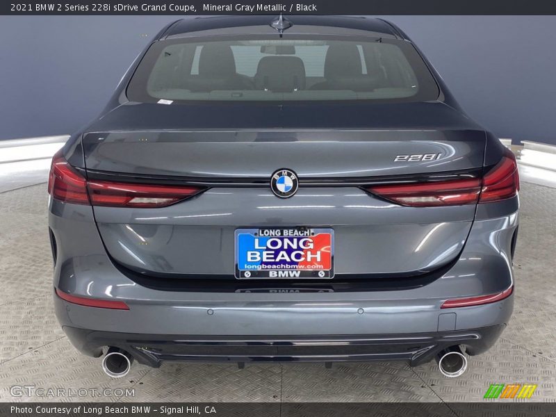 Mineral Gray Metallic / Black 2021 BMW 2 Series 228i sDrive Grand Coupe