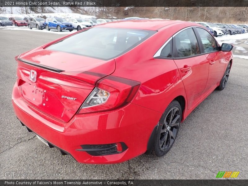 Rallye Red / Black 2021 Honda Civic Sport Sedan
