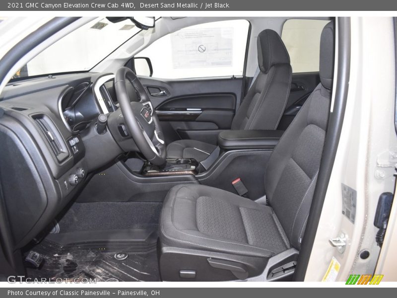 Desert Sand Metallic / Jet Black 2021 GMC Canyon Elevation Crew Cab 4WD