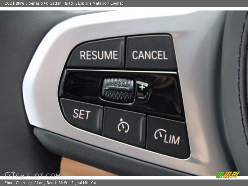 Black Sapphire Metallic / Cognac 2021 BMW 5 Series 540i Sedan