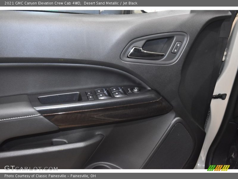 Desert Sand Metallic / Jet Black 2021 GMC Canyon Elevation Crew Cab 4WD