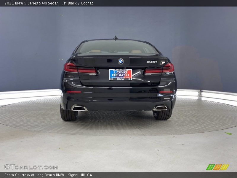 Jet Black / Cognac 2021 BMW 5 Series 540i Sedan