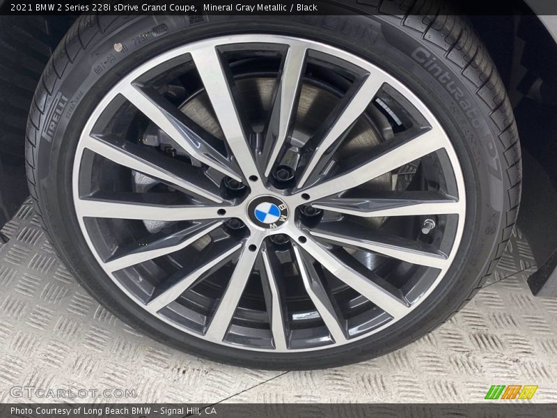 Mineral Gray Metallic / Black 2021 BMW 2 Series 228i sDrive Grand Coupe