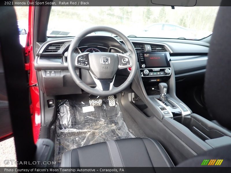 Rallye Red / Black 2021 Honda Civic Sport Sedan