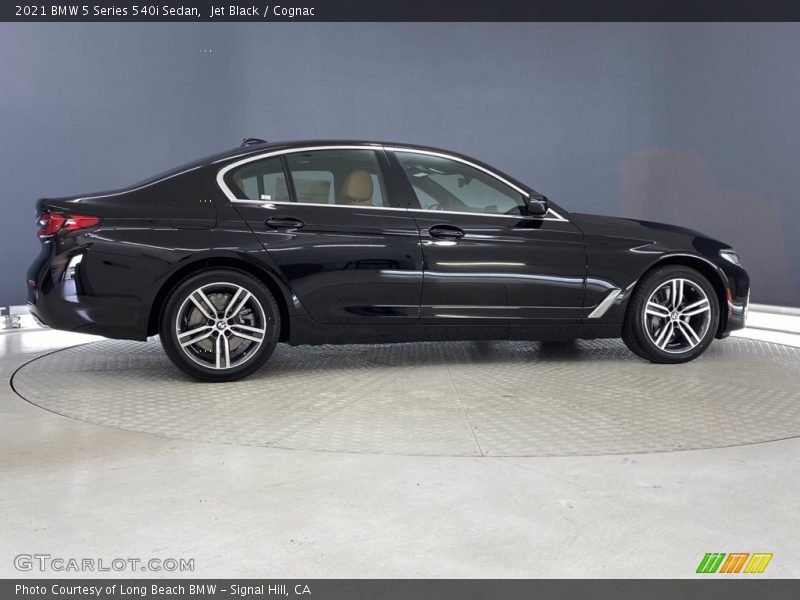 Jet Black / Cognac 2021 BMW 5 Series 540i Sedan