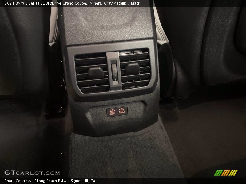 Mineral Gray Metallic / Black 2021 BMW 2 Series 228i sDrive Grand Coupe