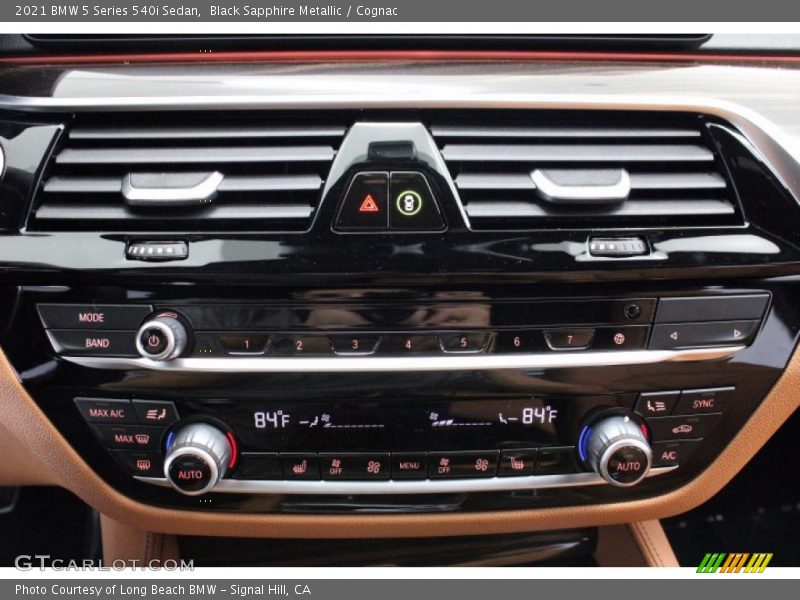 Black Sapphire Metallic / Cognac 2021 BMW 5 Series 540i Sedan
