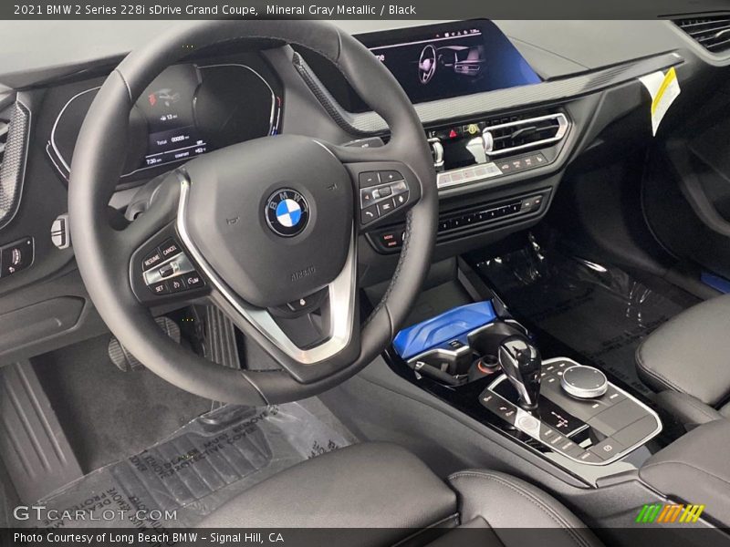 Mineral Gray Metallic / Black 2021 BMW 2 Series 228i sDrive Grand Coupe