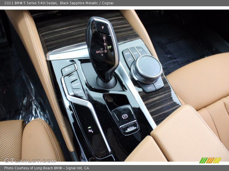 Black Sapphire Metallic / Cognac 2021 BMW 5 Series 540i Sedan