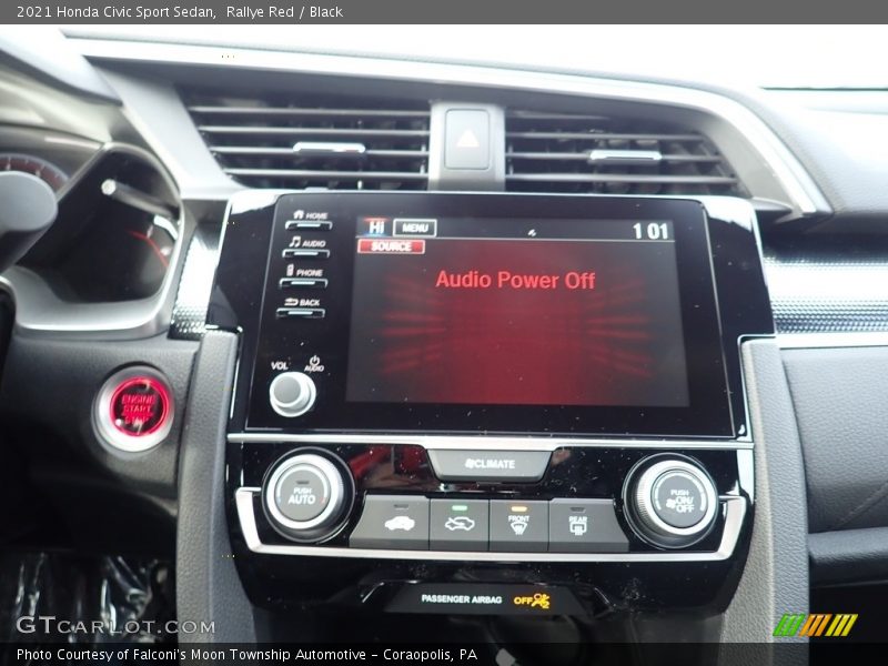 Rallye Red / Black 2021 Honda Civic Sport Sedan