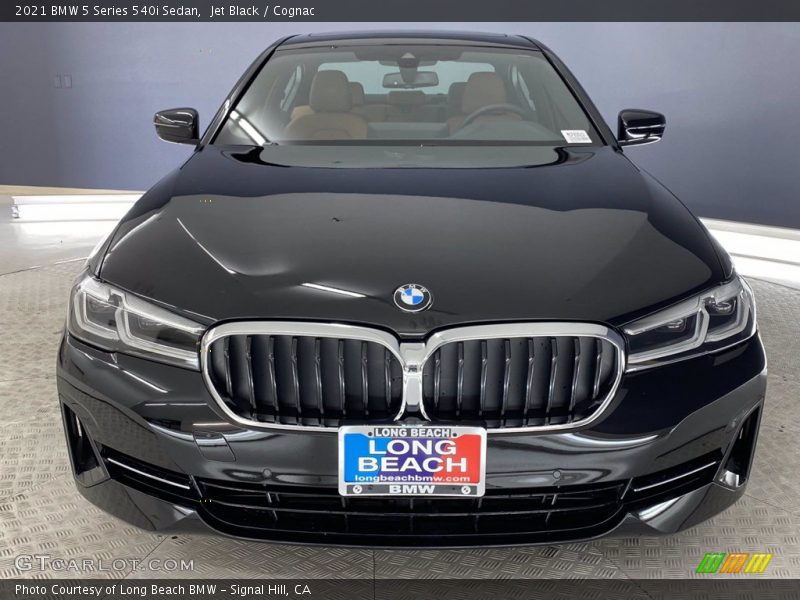 Jet Black / Cognac 2021 BMW 5 Series 540i Sedan