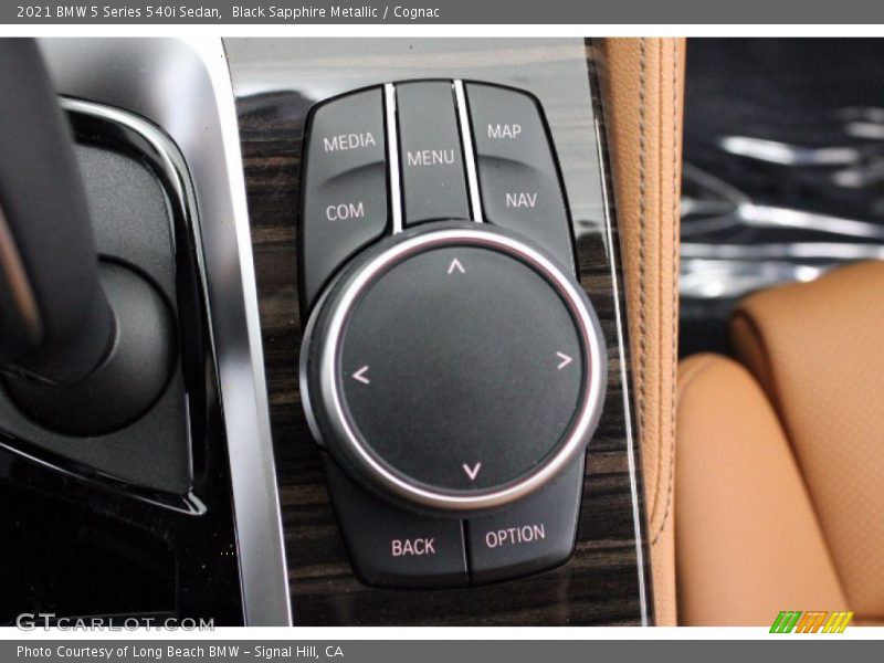 Black Sapphire Metallic / Cognac 2021 BMW 5 Series 540i Sedan
