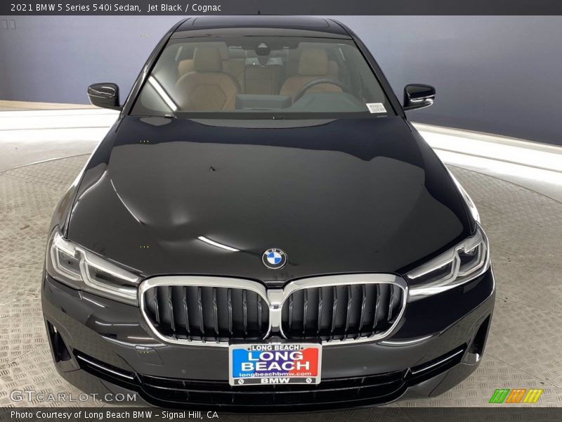 Jet Black / Cognac 2021 BMW 5 Series 540i Sedan