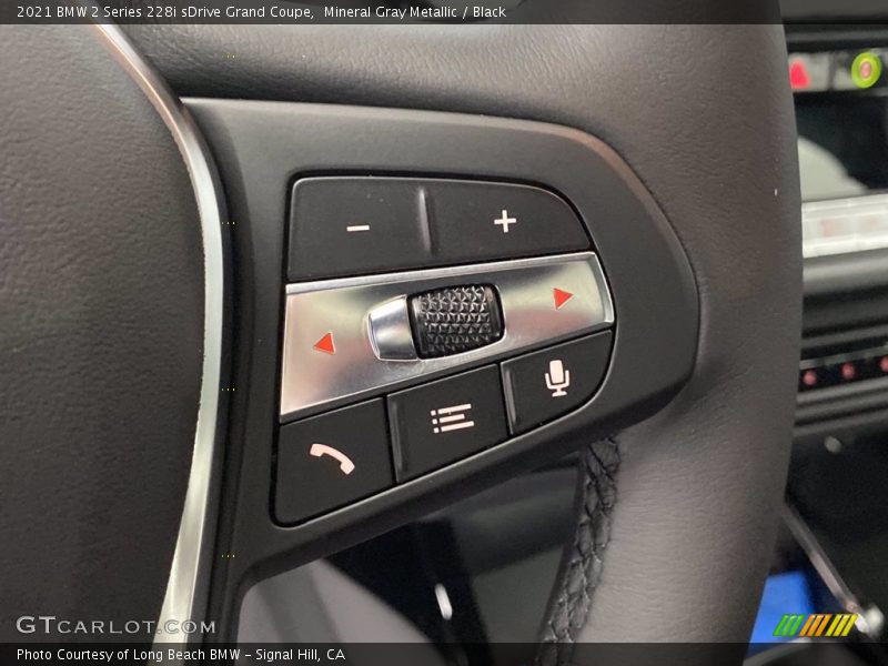 Mineral Gray Metallic / Black 2021 BMW 2 Series 228i sDrive Grand Coupe