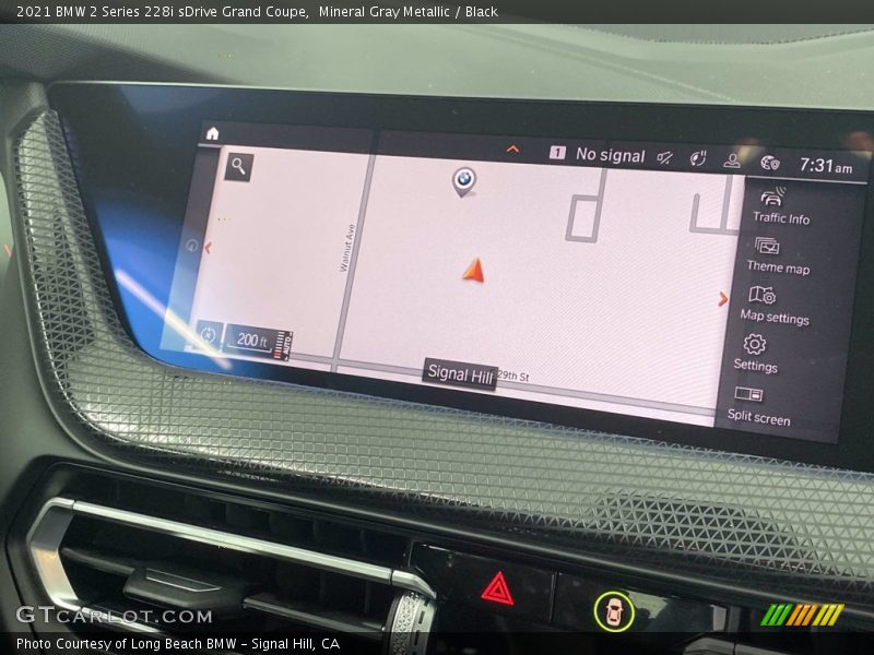 Mineral Gray Metallic / Black 2021 BMW 2 Series 228i sDrive Grand Coupe